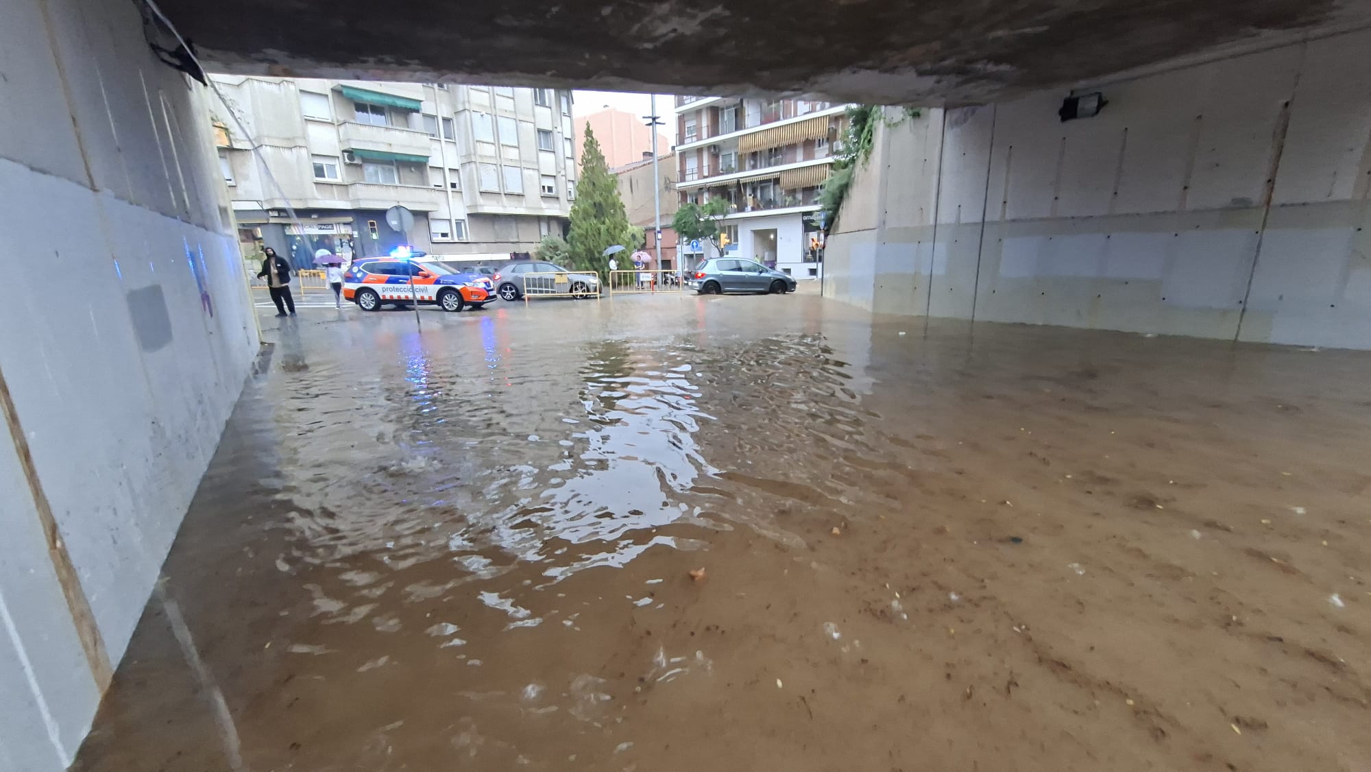 Incidències a Sant Cugat per la pluja. FOTO: Ajuntament