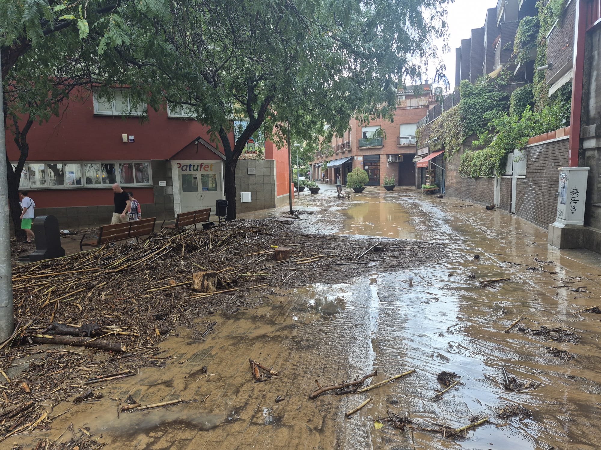 Incidències a Sant Cugat per la pluja. FOTO: TOT Sant Cugat