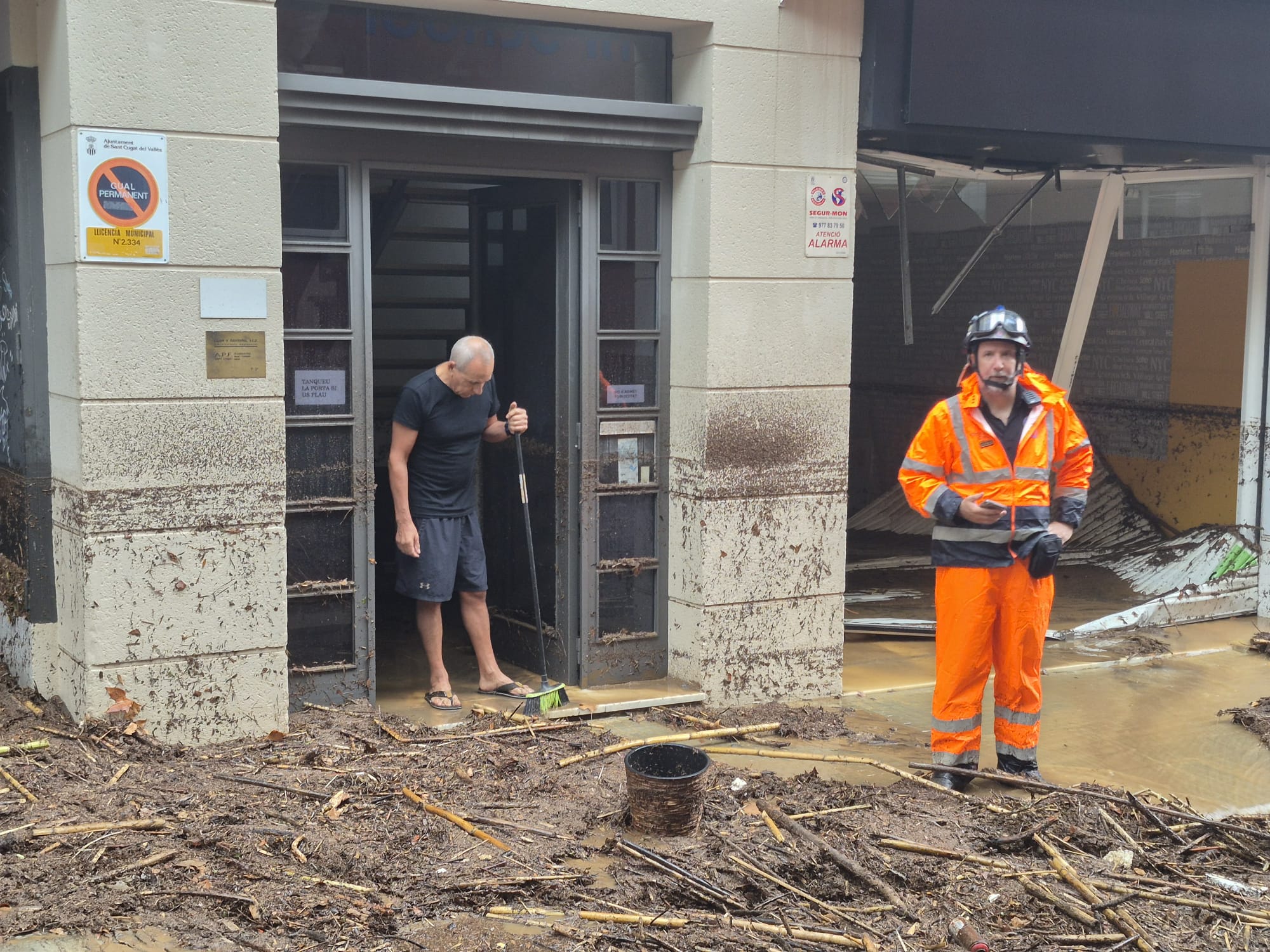 Incidències a Sant Cugat per la pluja. FOTO: TOT Sant Cugat