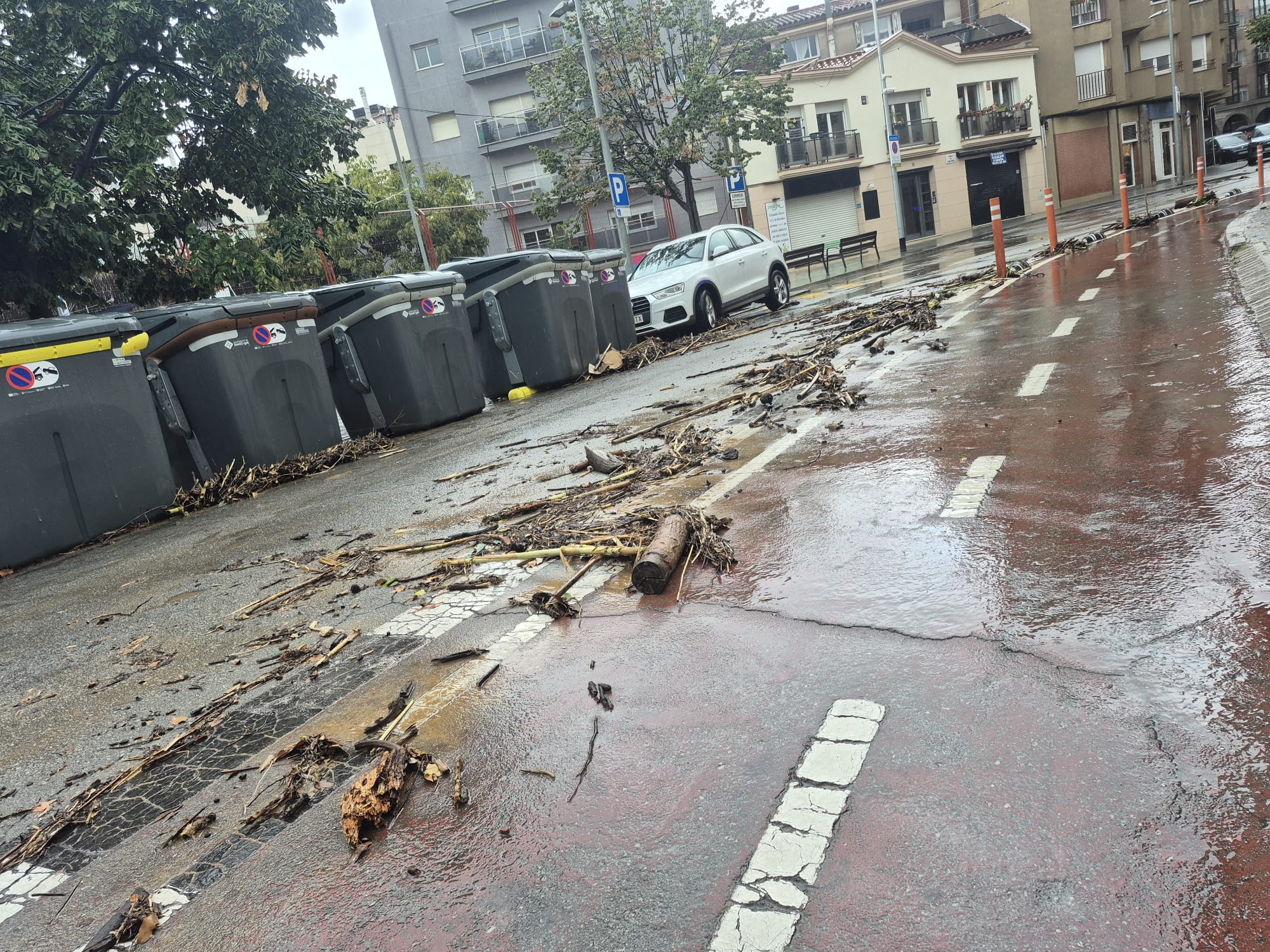 Incidències a Sant Cugat per la pluja. FOTO: TOT Sant Cugat