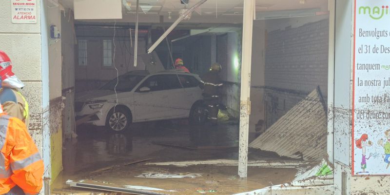 Incidències a Sant Cugat per la pluja. FOTO: TOT Sant Cugat