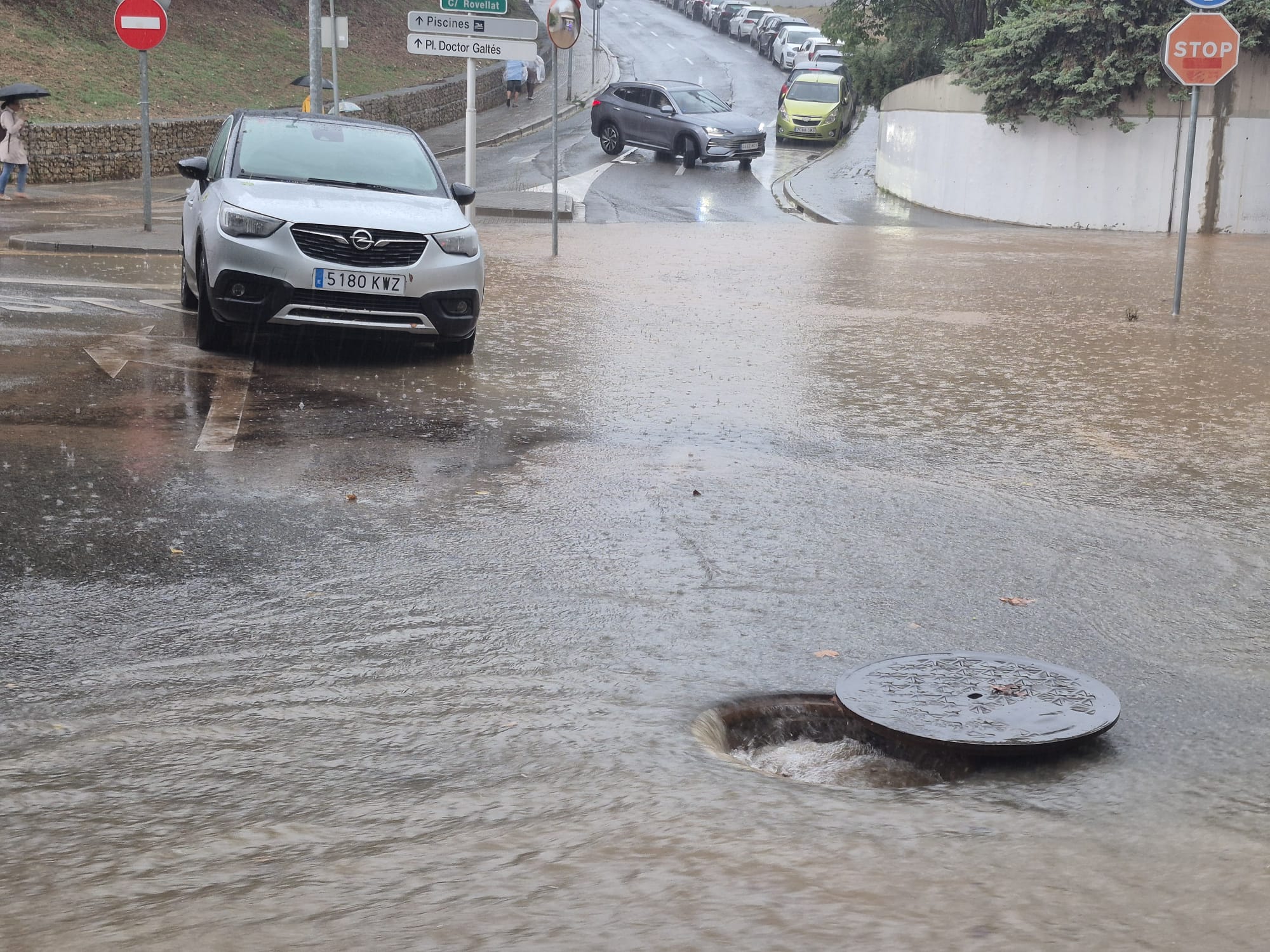 Incidències a Sant Cugat per la pluja. FOTO: Ajuntament