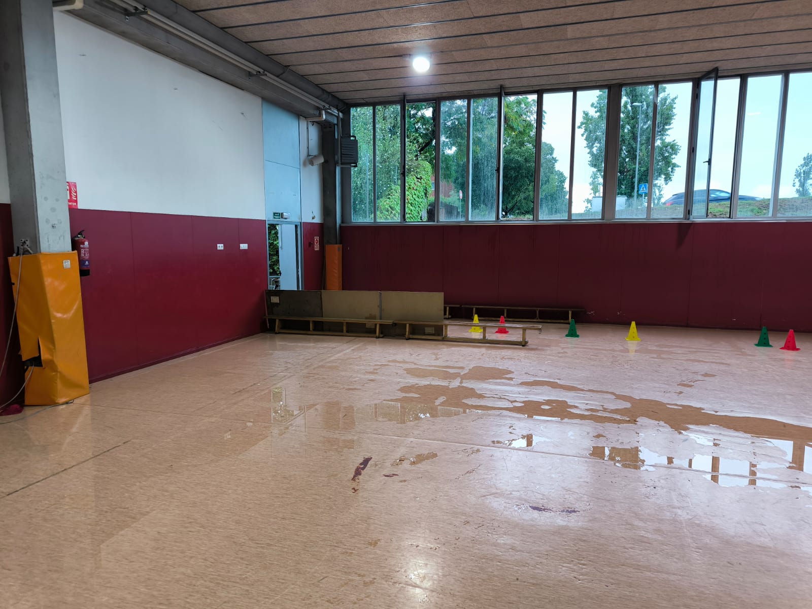 Incidències a l'escola Gerbert d’Orlhac. FOTO: Cedides.