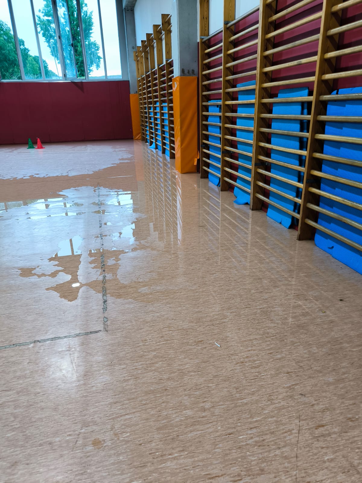 Incidències a l'escola Gerbert d’Orlhac. FOTO: Cedides.