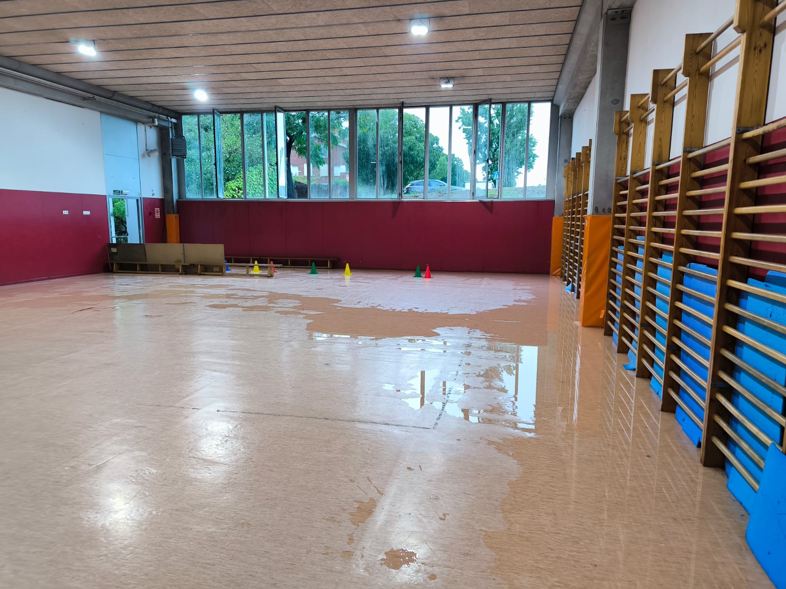Incidències a l'escola Gerbet d'Orlhac. FOTO: Cedida.