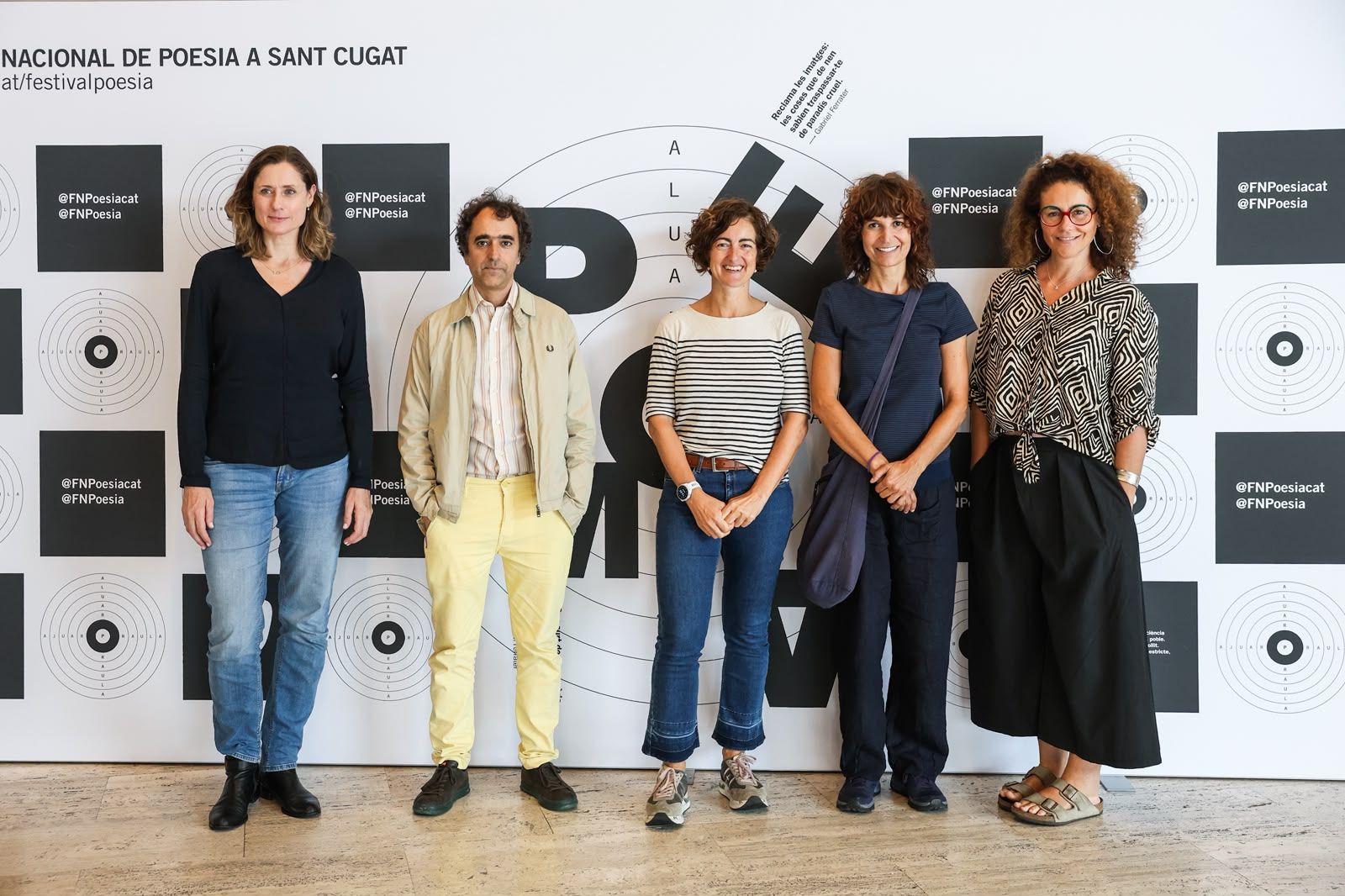 Presentació del 26è Festival Nacional de Poesia a Sant Cugat. FOTO: Ajuntament