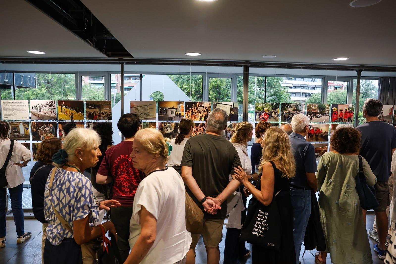 Exposició "La revolta democràtica de l'1 d'octubre de 2017". FOTO: Ajuntament.