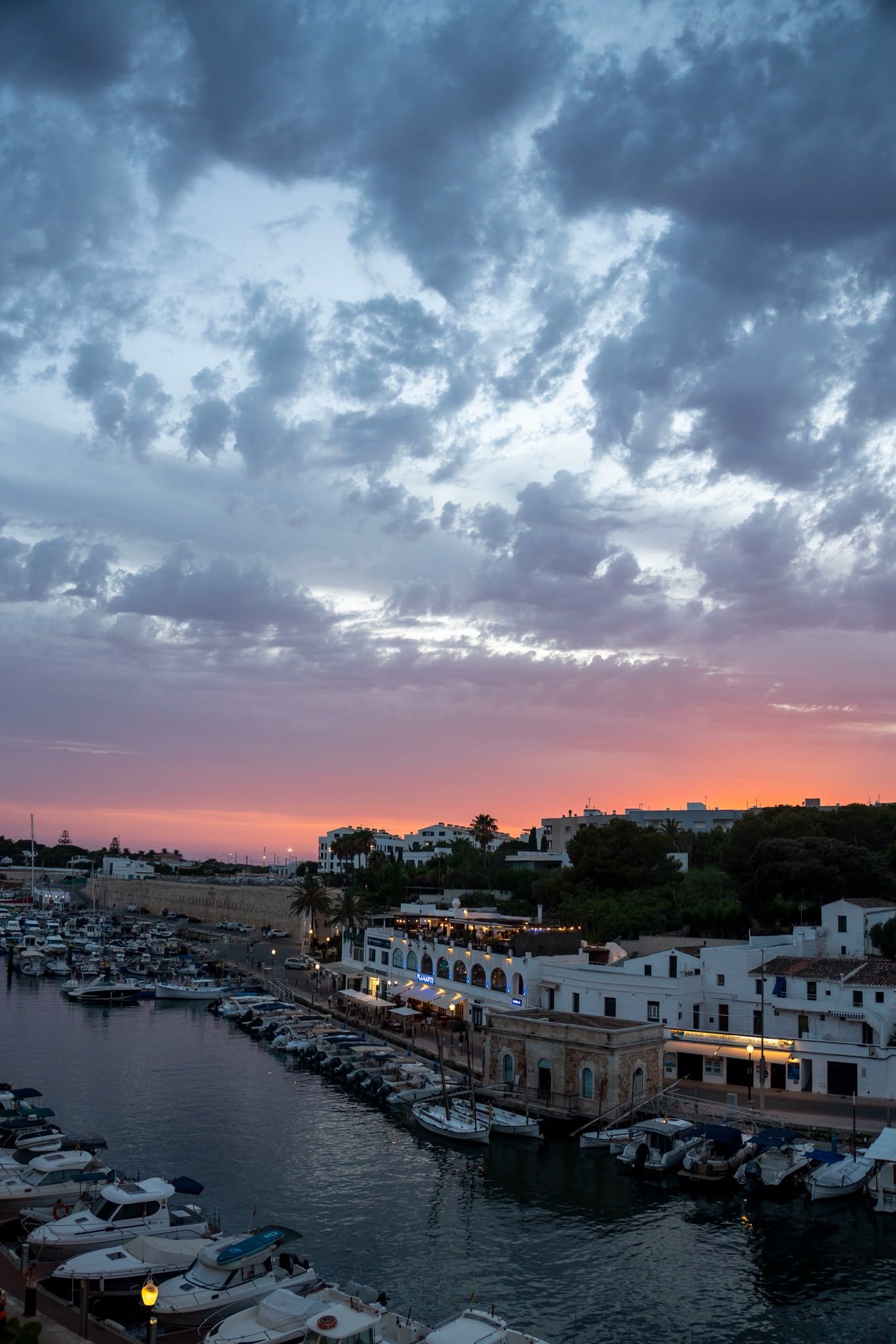 Capvespre al port · Ciutadella   Menorca FOTO: Pau Capel López