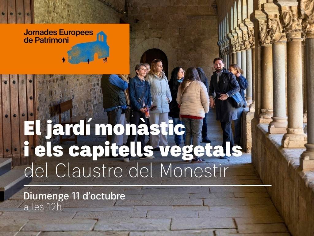 el jardi monastic i els capitells vegetals