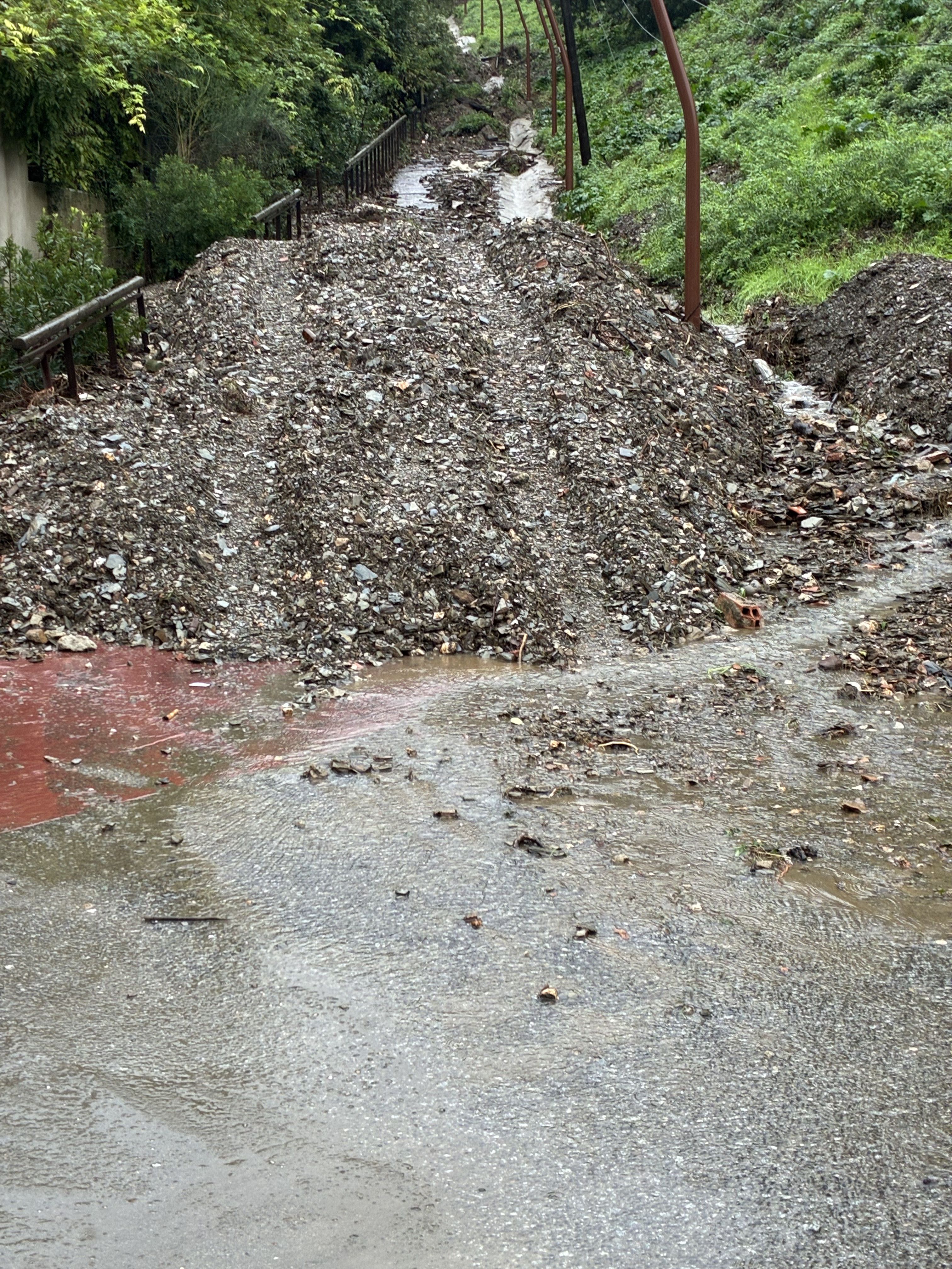 Efectes de la pluja a les Planes. FOTO: TOT Sant Cugat