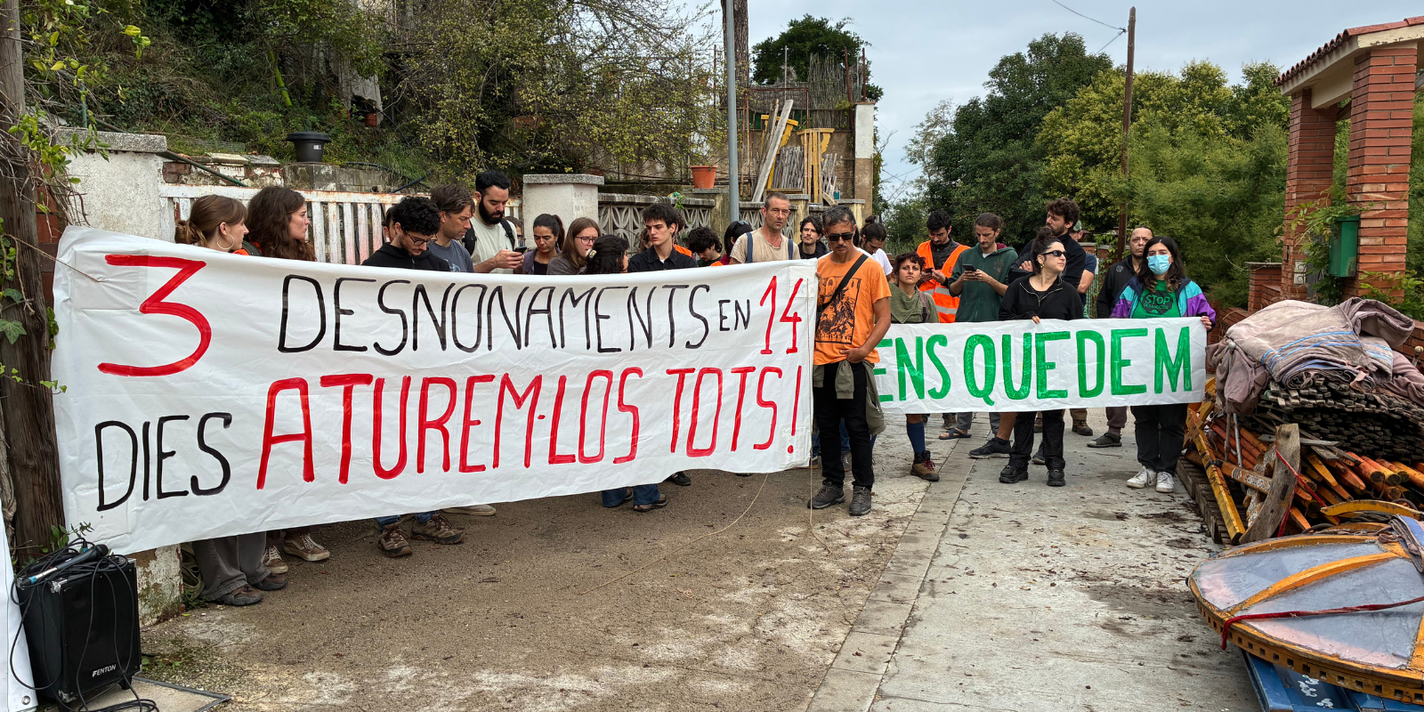 S'ha ajornat el desnonament d'un veí de la Floresta. FOTO: TOT Sant Cugat