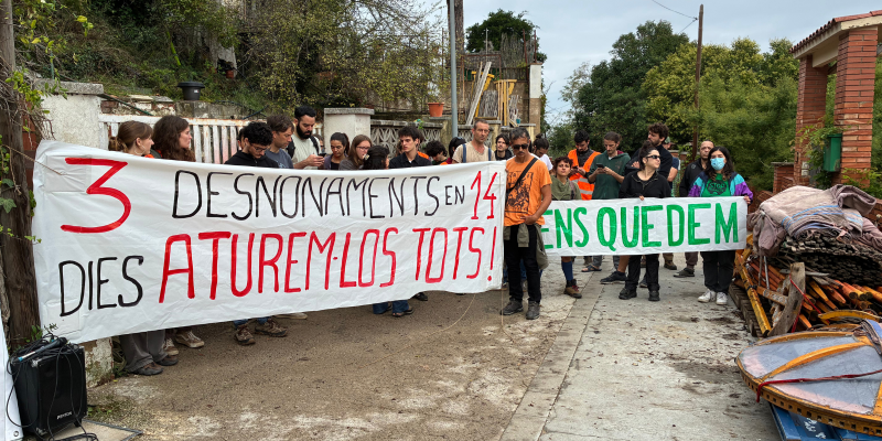 S'ha ajornat el desnonament d'un veí de la Floresta. FOTO: TOT Sant Cugat