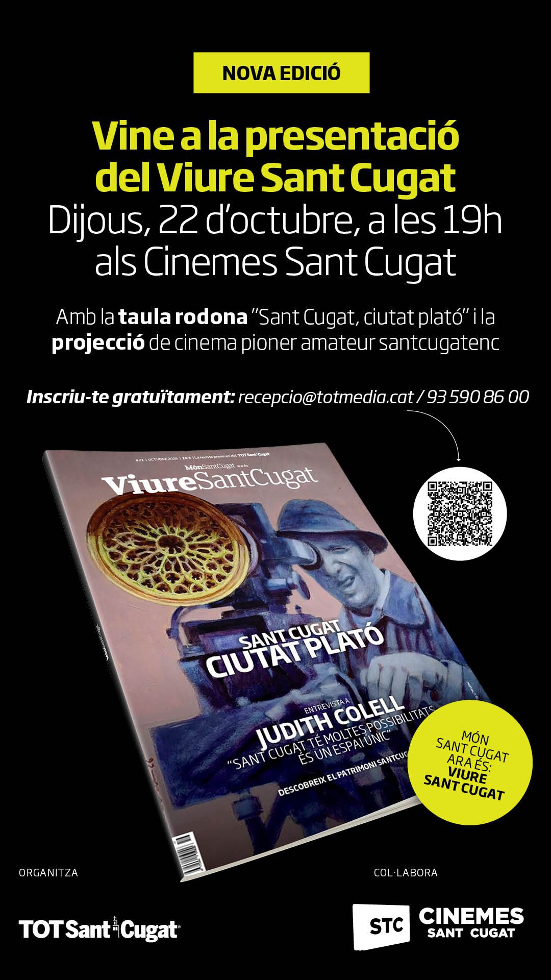 Vine a la presentació de la nova edició del Viure Sant Cugat 21
