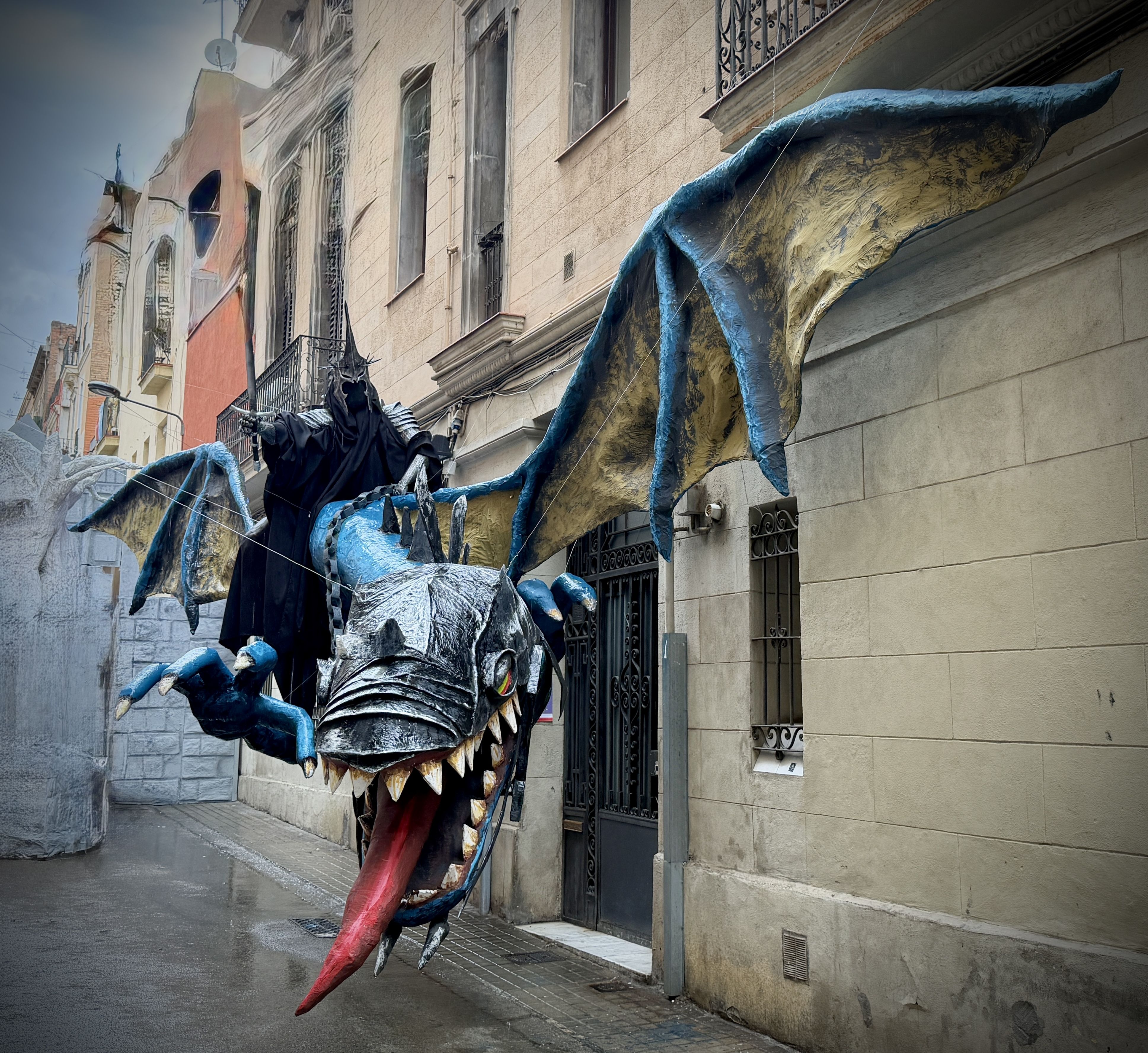 El Rey Bruixot d’Angmar a les Festes de Gràcia · Barcelona FOTO: Hugo Lorrio Garcia