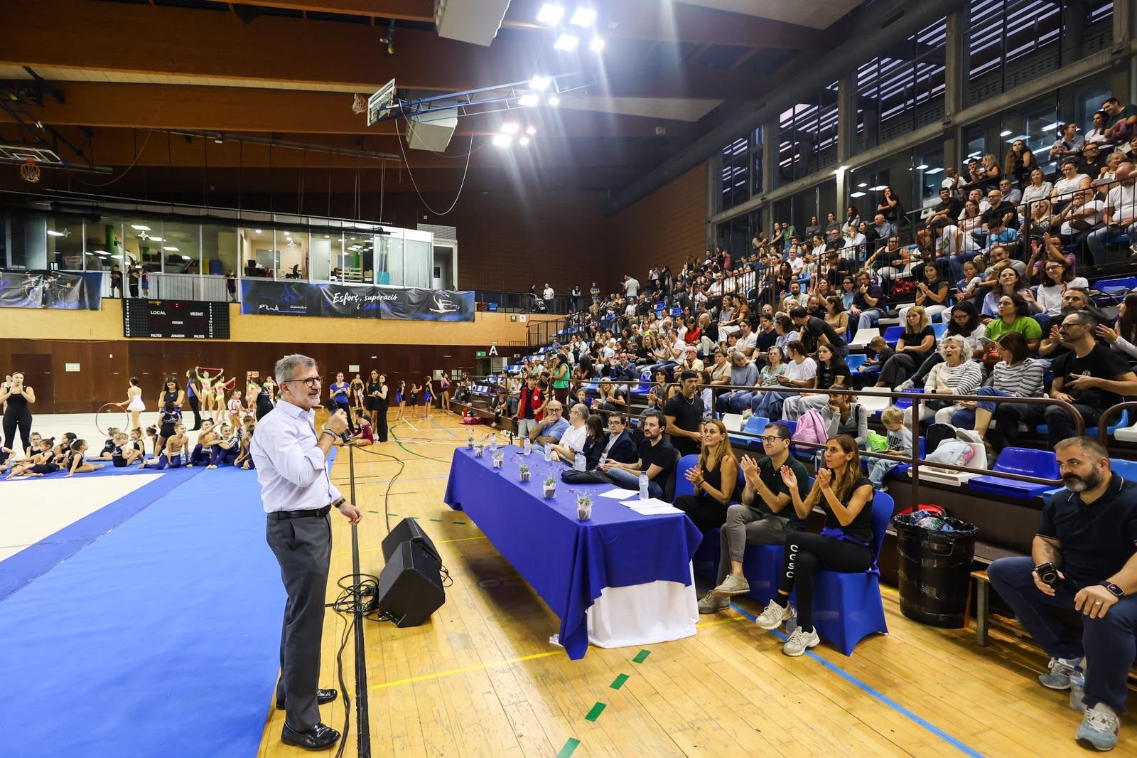 Presentació del Club Gimnàstica Rítmica i Estètica Sant Cugat. FOTO: Ajuntament