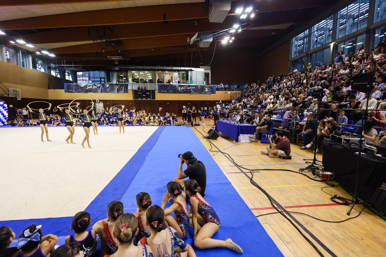 Presentació del Club Gimnàstica Rítmica i Estètica Sant Cugat. FOTO: Ajuntament