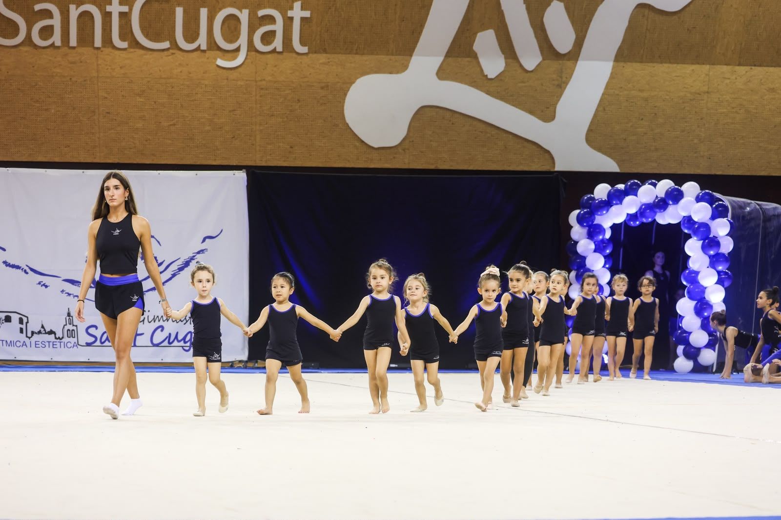 Presentació del Club Gimnàstica Rítmica i Estètica Sant Cugat. FOTO: Ajuntament