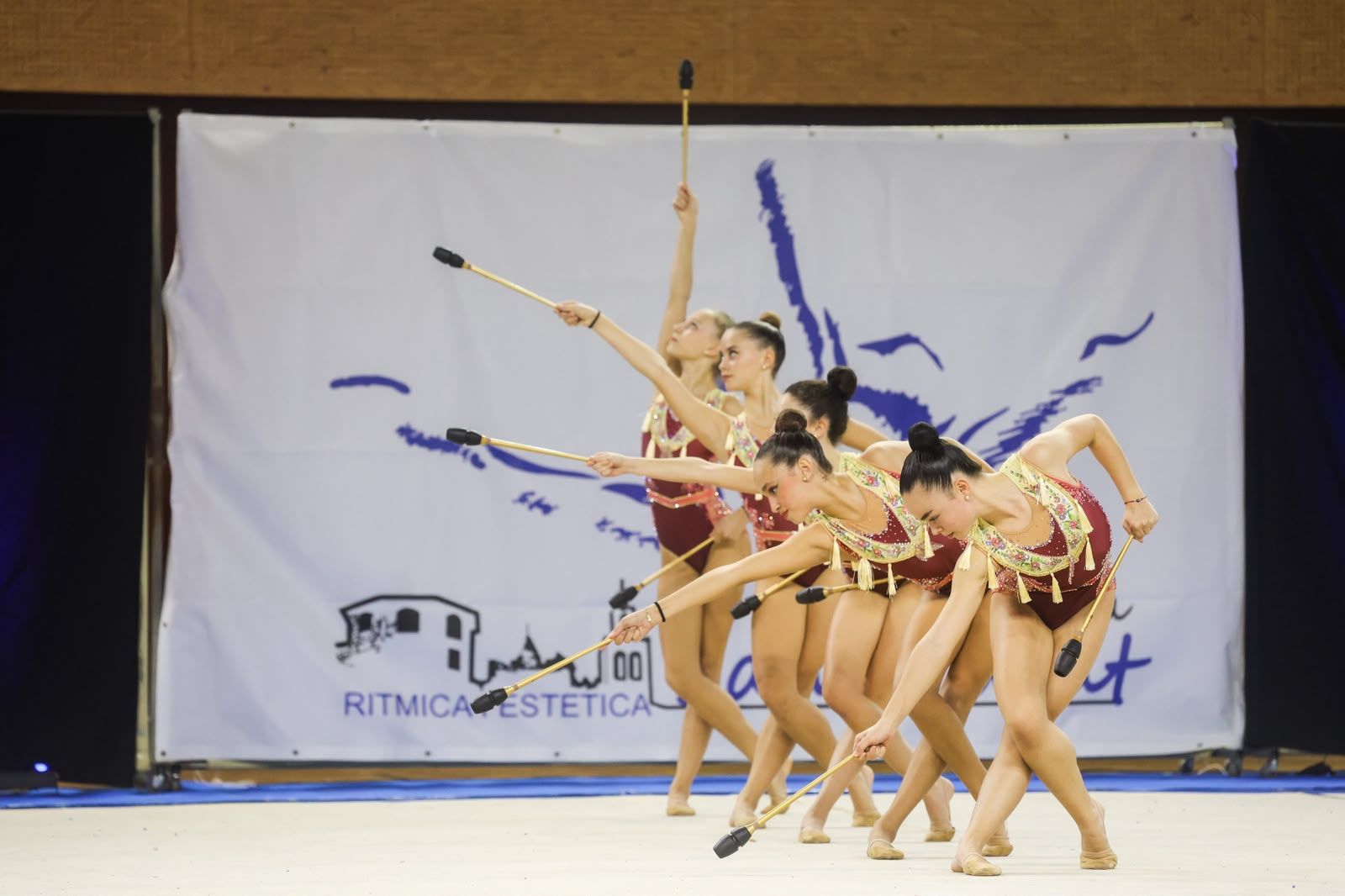 Presentació del Club Gimnàstica Rítmica i Estètica Sant Cugat. FOTO: Ajuntament