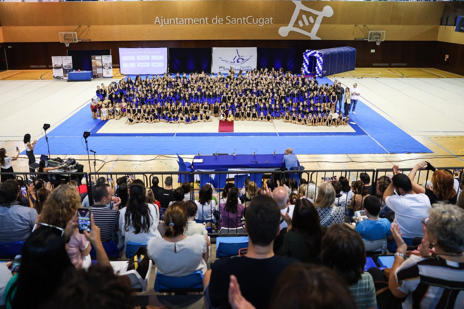 Presentació del Club Gimnàstica Rítmica i Estètica Sant Cugat. FOTO: Ajuntament