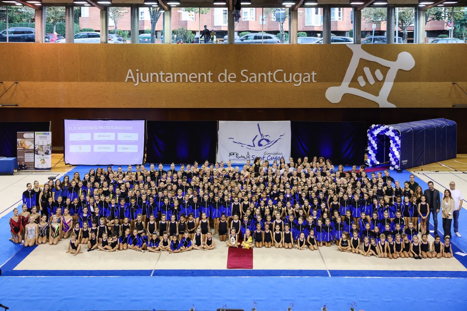 Presentació del Club Gimnàstica Rítmica i Estètica Sant Cugat. FOTO: Ajuntament