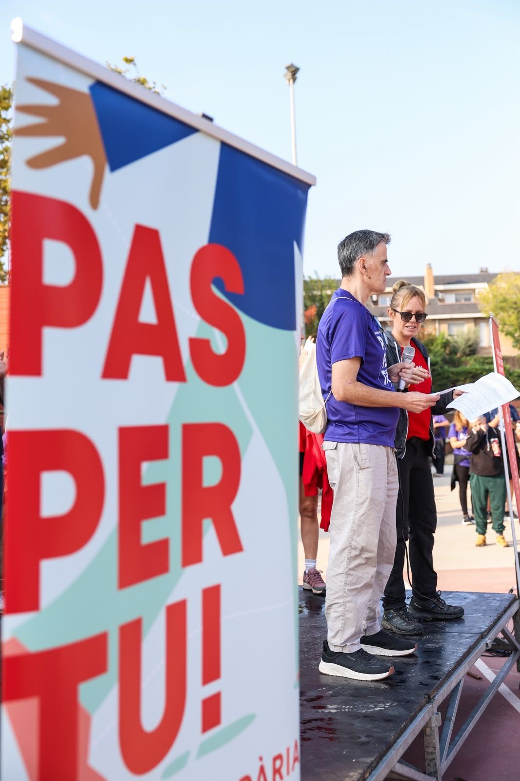 Marxa solidària "Pas per tu!". FOTO: Ajuntament