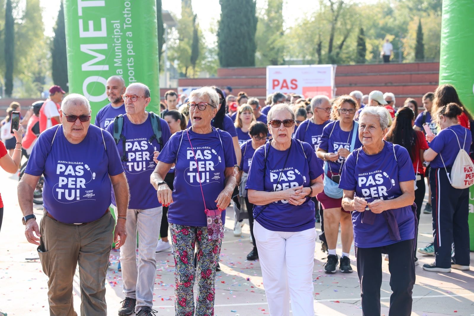 Marxa solidària "Pas per tu!". FOTO: Ajuntament