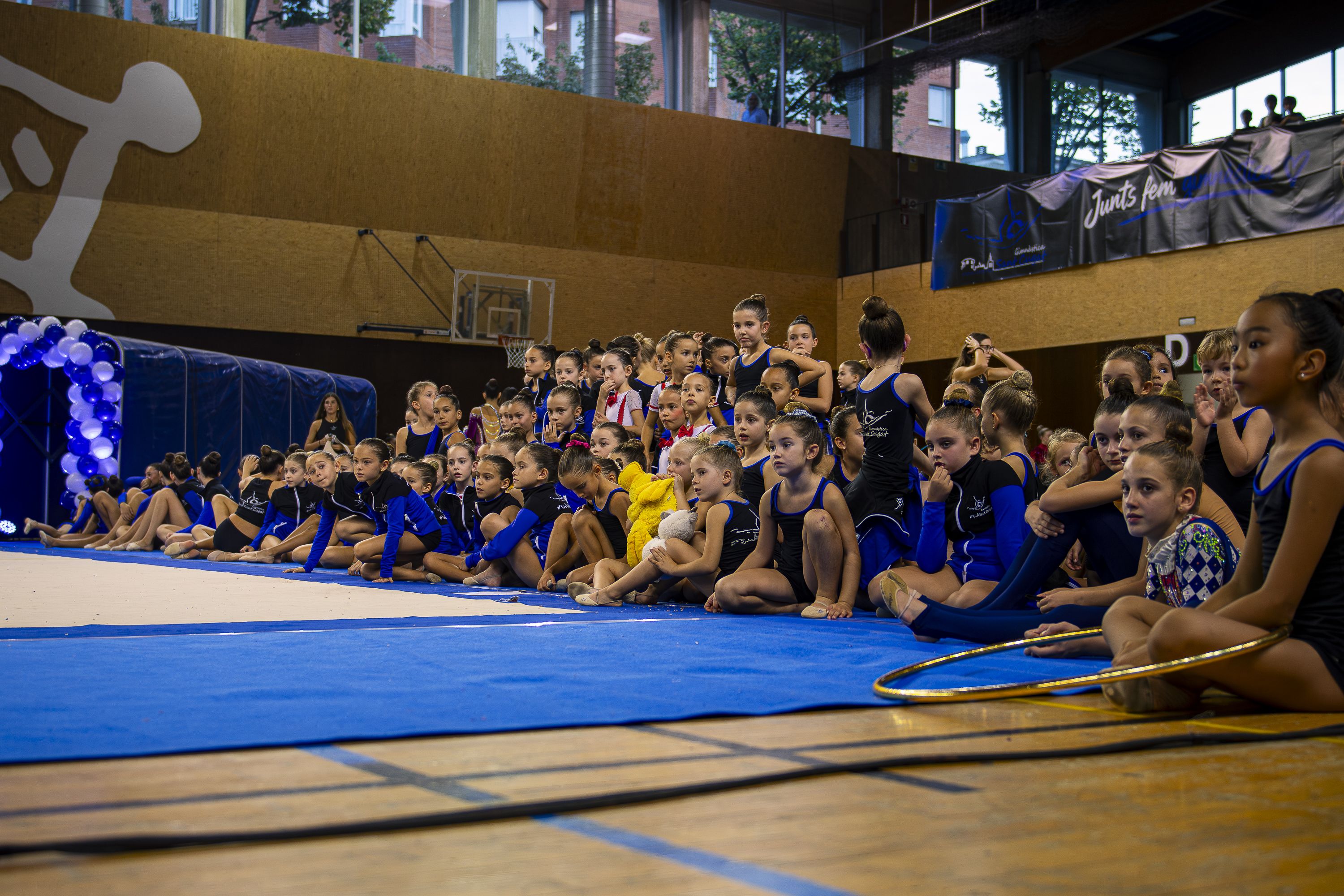 Presentació del Club Gimnàstica Rítmica i Estètica Sant Cugat. FOTO: Pol Rodríguez (TOT Sant Cugat)