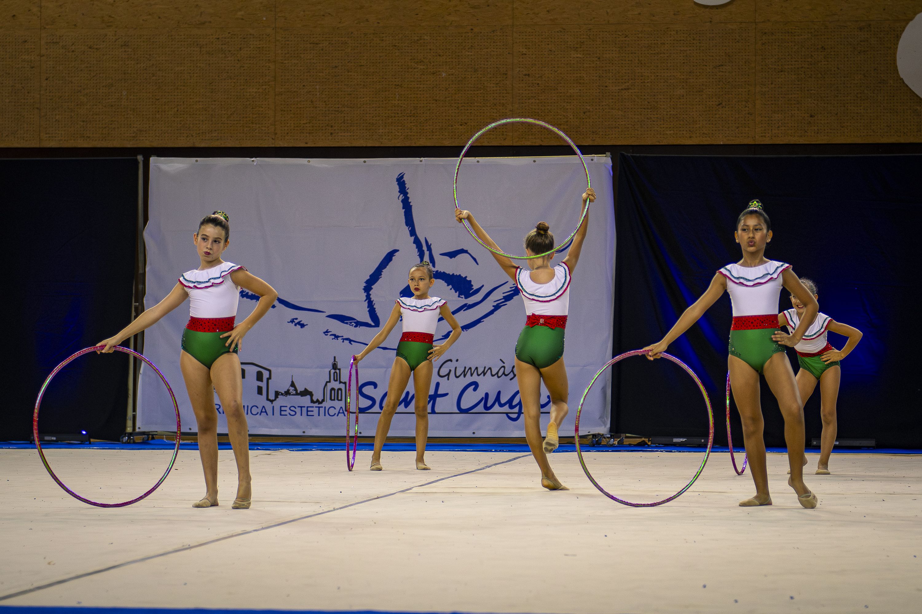 Presentació del Club Gimnàstica Rítmica i Estètica Sant Cugat. FOTO: Pol Rodríguez (TOT Sant Cugat)