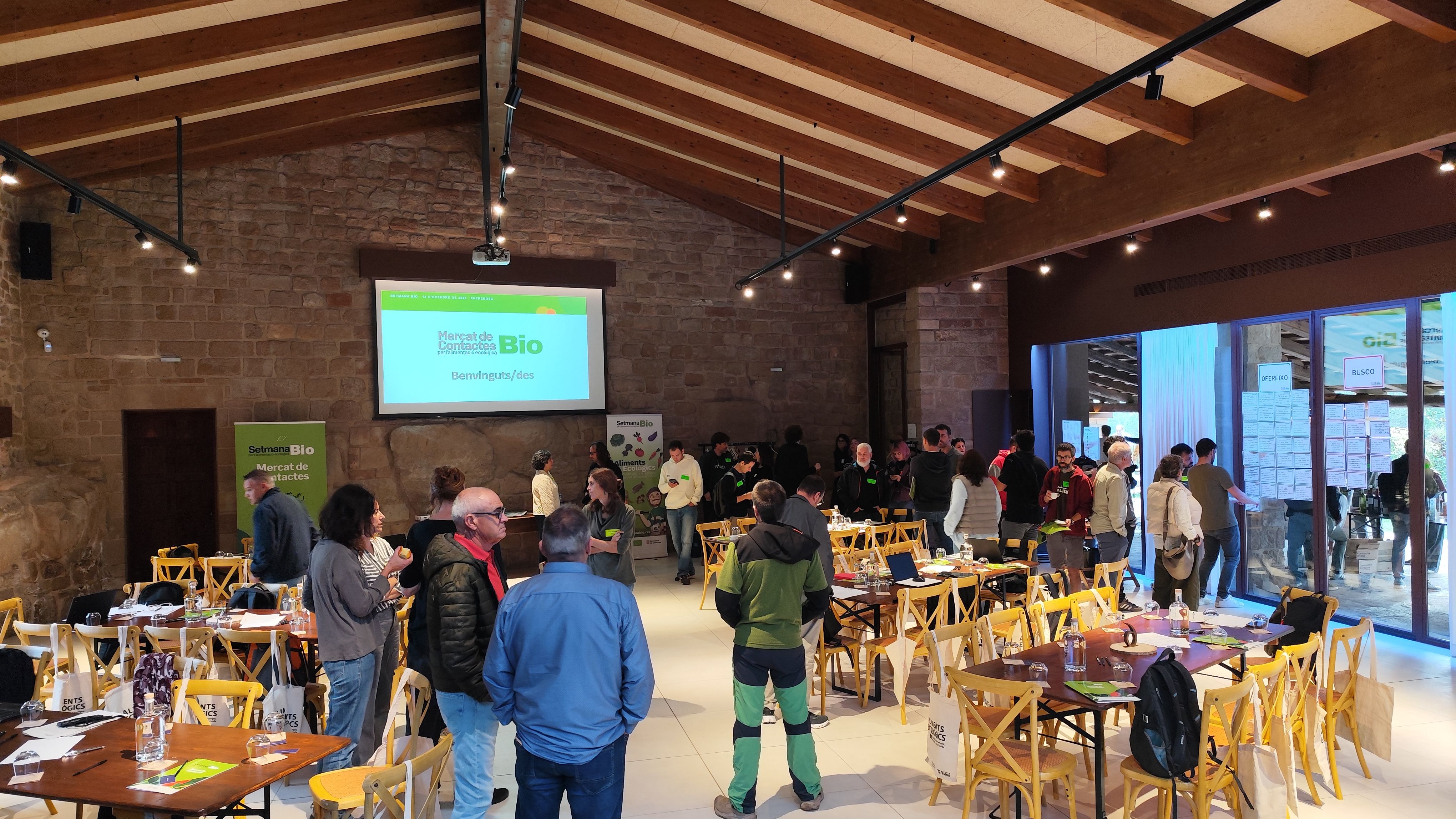 Mercat de contactes Bio, Catalunya Central, emmarcat en la Setmana Bio 26' / Generalitat de Catalunya