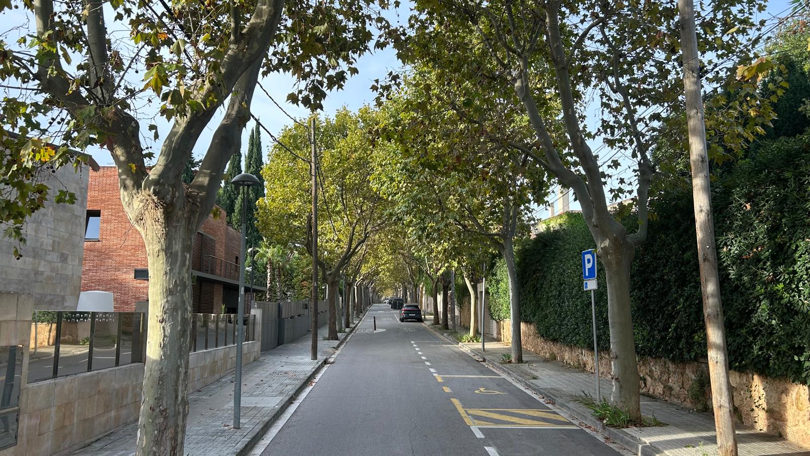 El passeig de Valldoreix, una de les zones amb la renda més elevada FOTO: TOT Sant Cugat