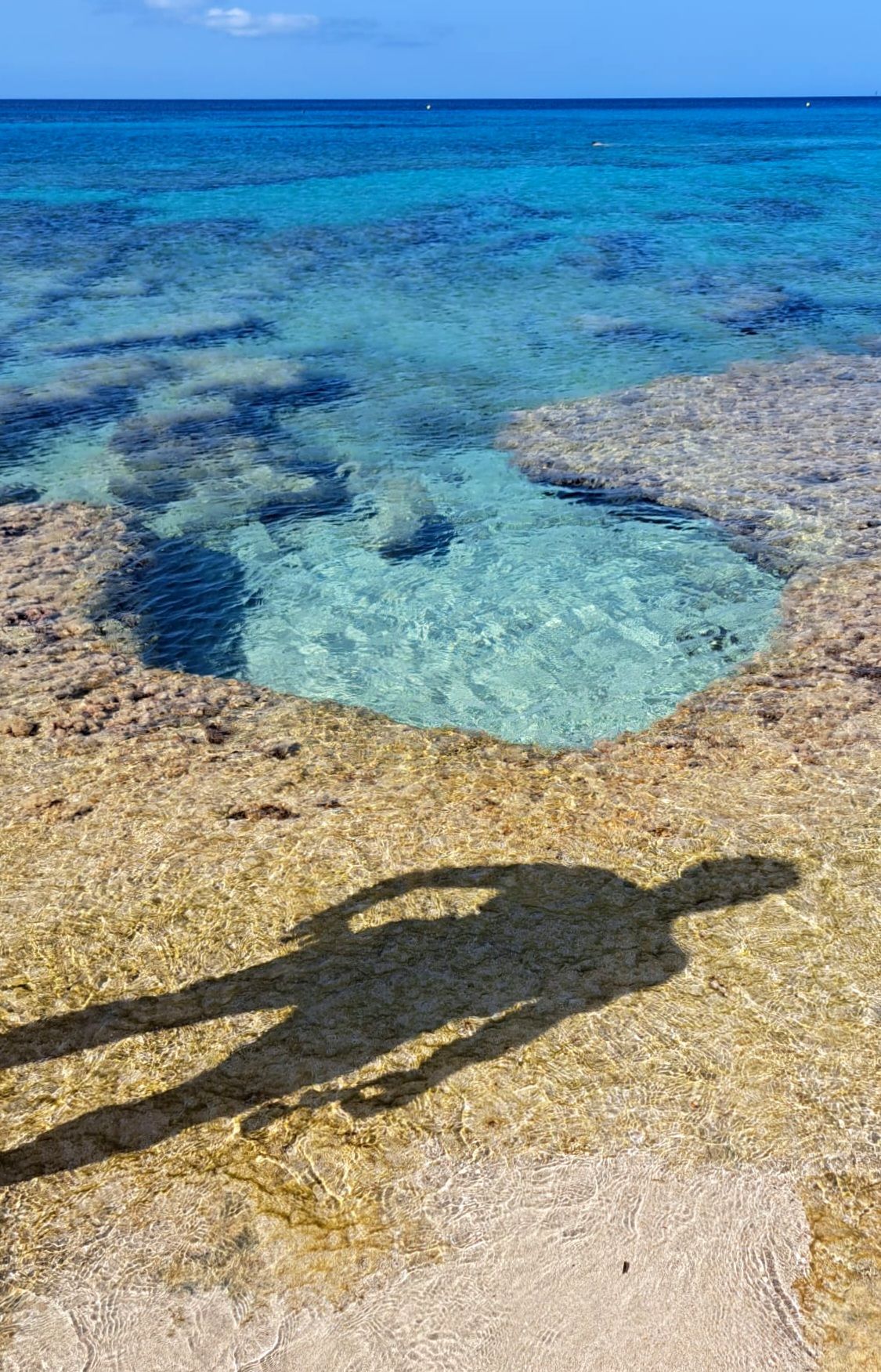 L ombra · Formentera, platja de Migjorn. FOTO: Eva Falgàs Navarro
