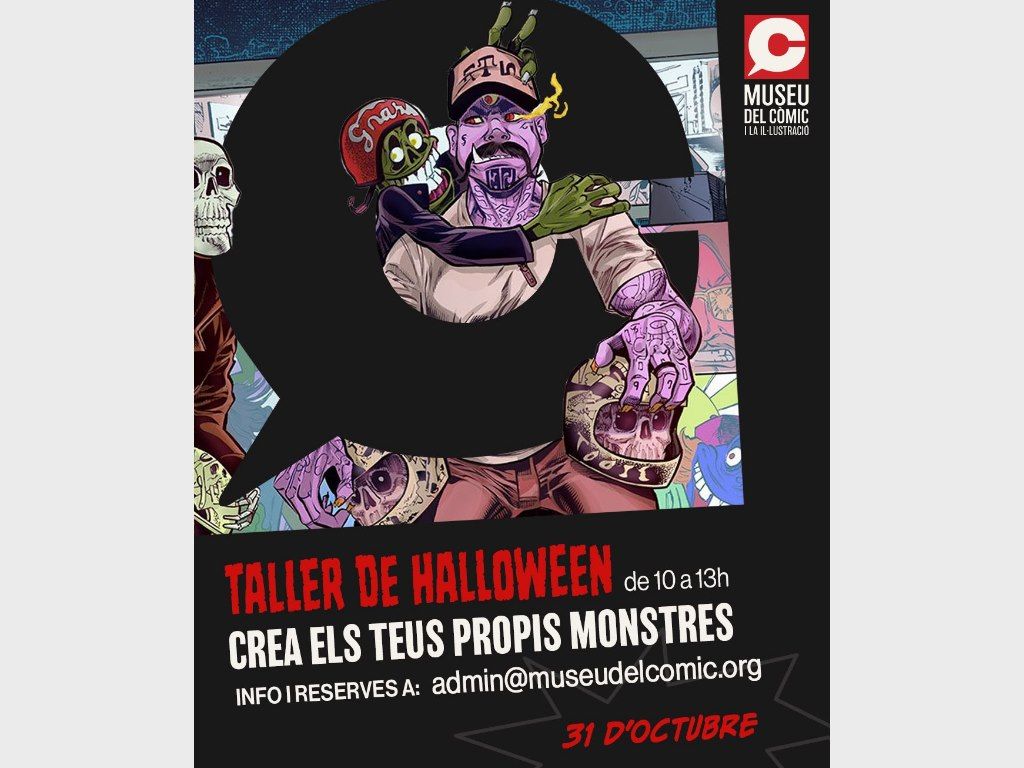 taller de halloween museu del comic 2026