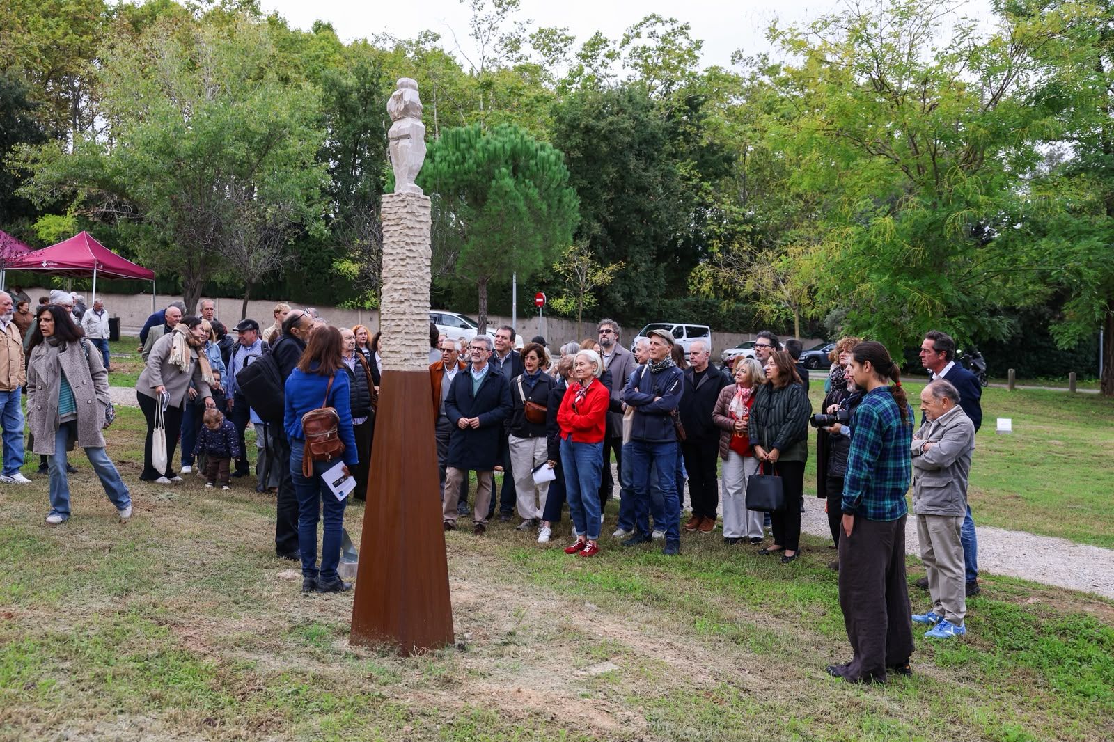 Inauguració de la V Biennal d'Escultura de Valldoreix FOTO: Ajuntament de Sant Cugat