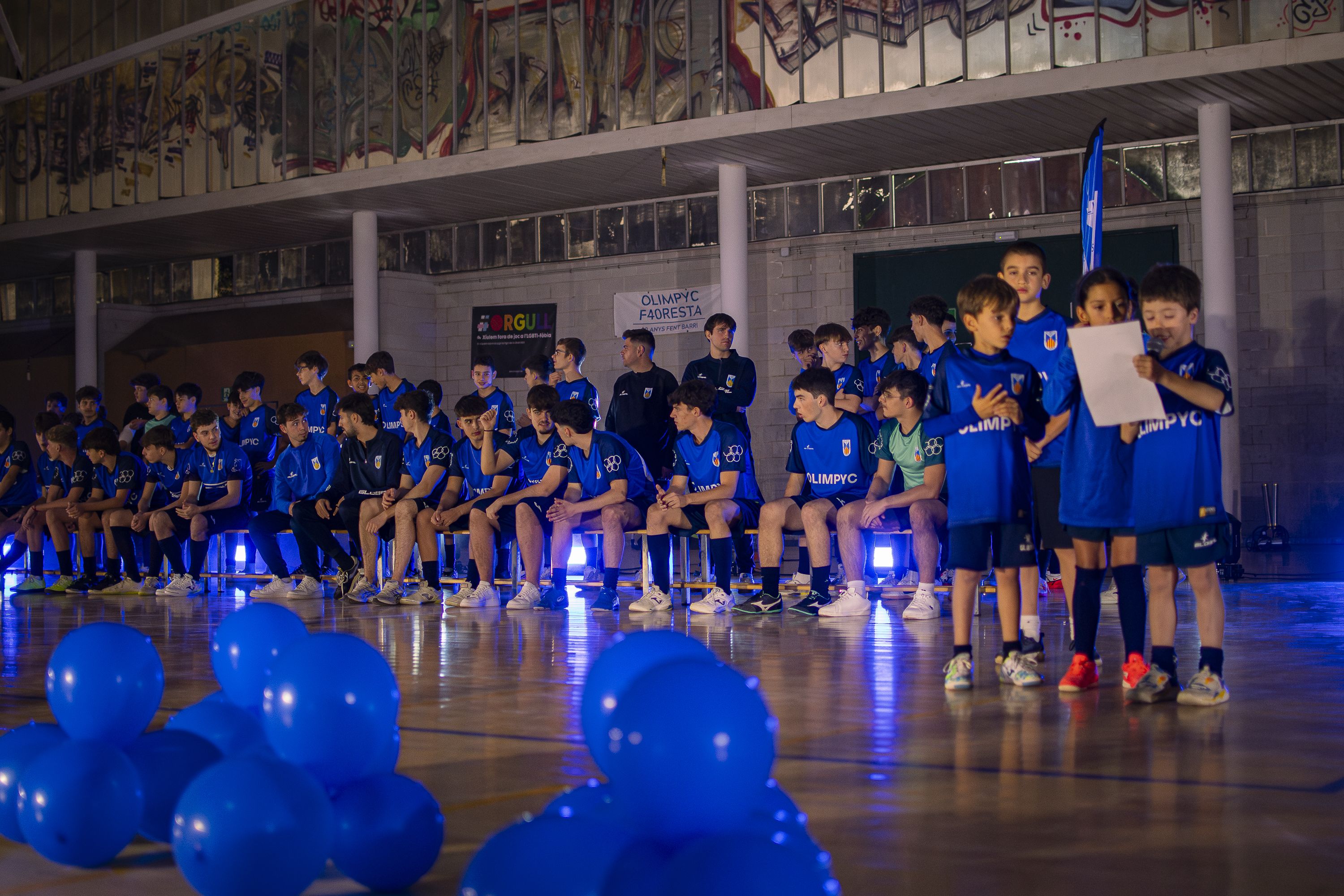 Presentació d'equips de l'Olimpyc Floresta FS 2026/2027. FOTO: Pol Rodríguez (TOT Sant Cugat)