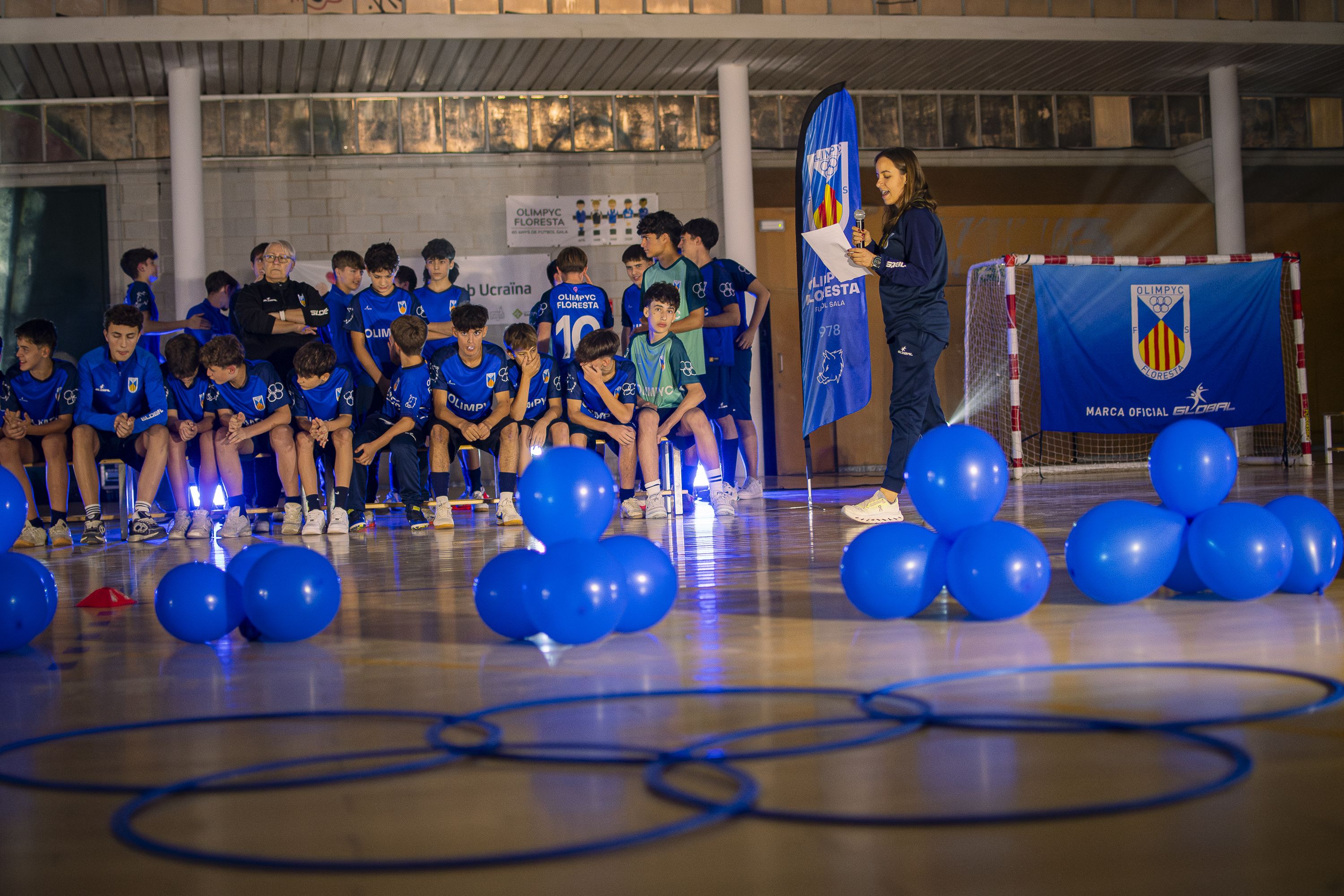 Presentació d'equips de l'Olimpyc Floresta FS 2026/2027. FOTO: Pol Rodríguez (TOT Sant Cugat)
