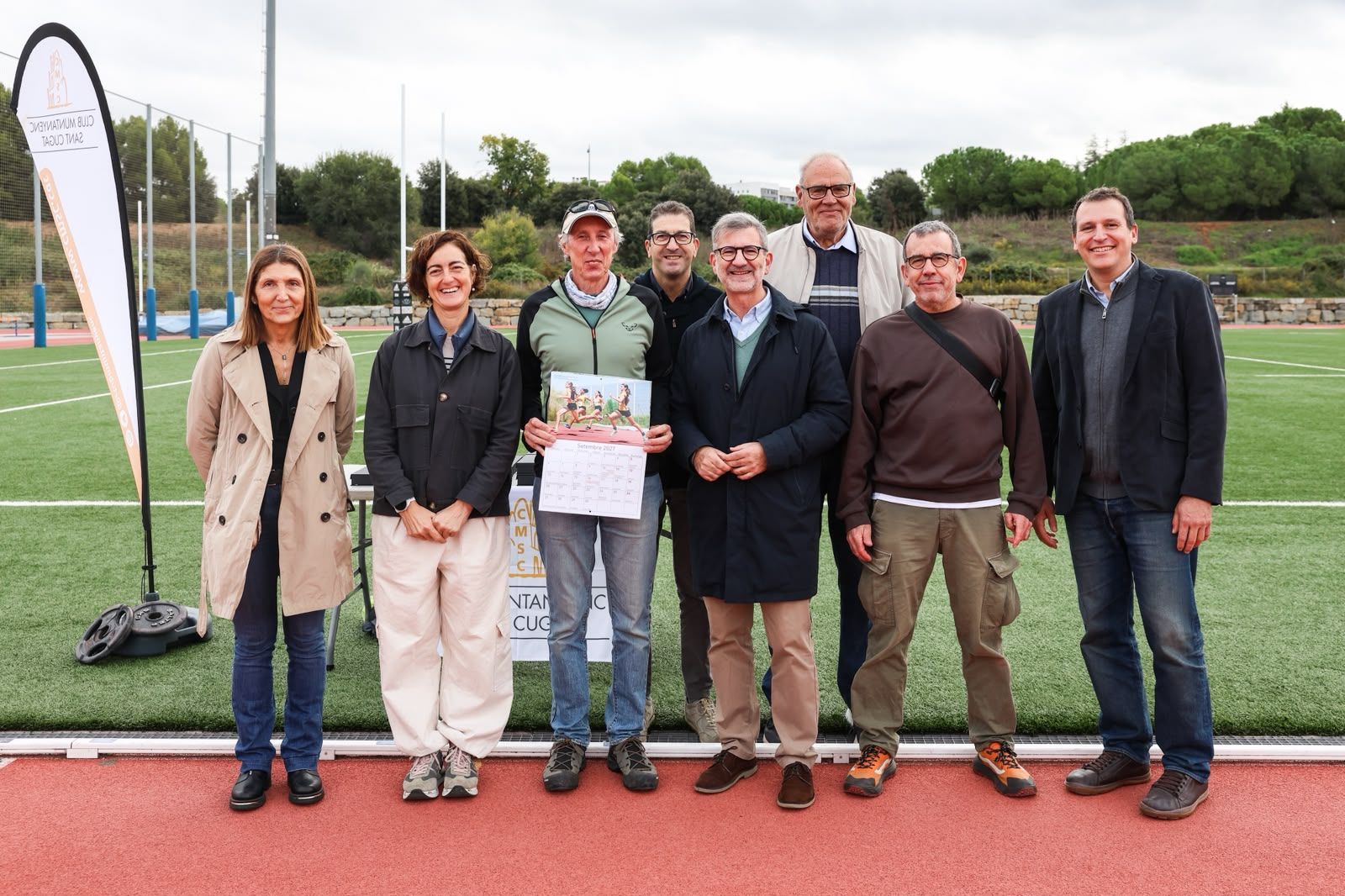 Presentació dels equips de la secció d'atletisme del Club Muntanyenc Sant Cugat 2026/2027. FOTO: Ajuntament