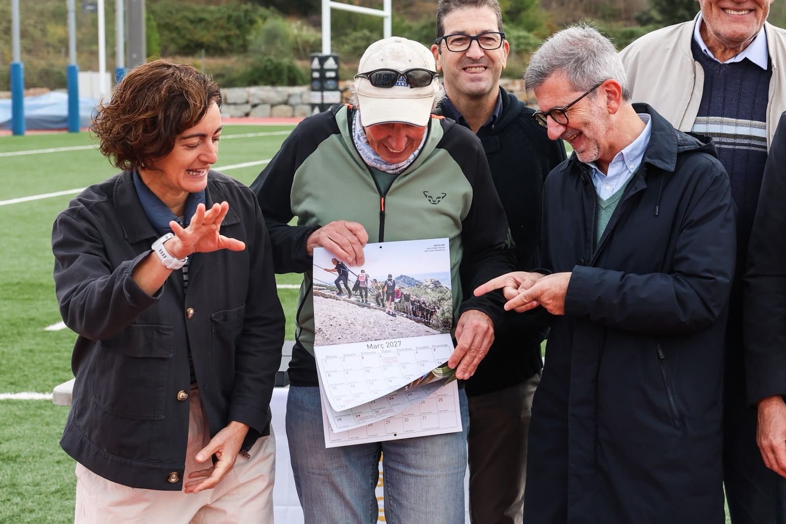 Presentació dels equips de la secció d'atletisme del Club Muntanyenc Sant Cugat 2026/2027. FOTO: Ajuntament