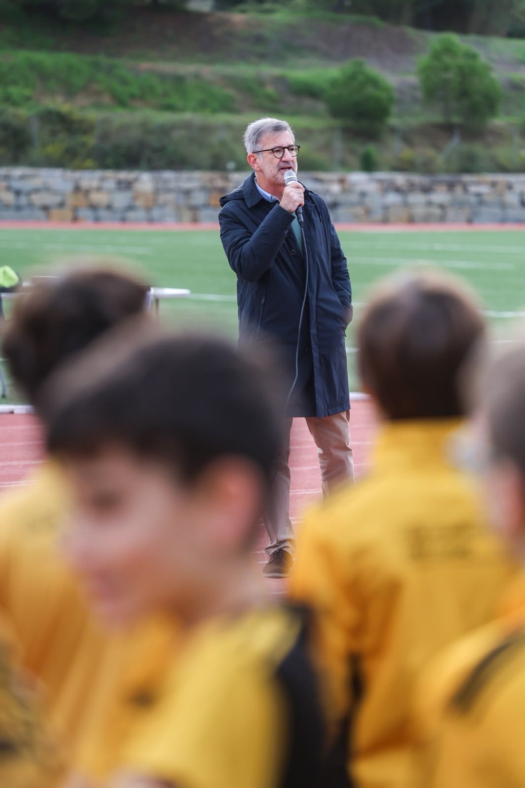 Presentació dels equips de la secció d'atletisme del Club Muntanyenc Sant Cugat 2026/2027. FOTO: Ajuntament