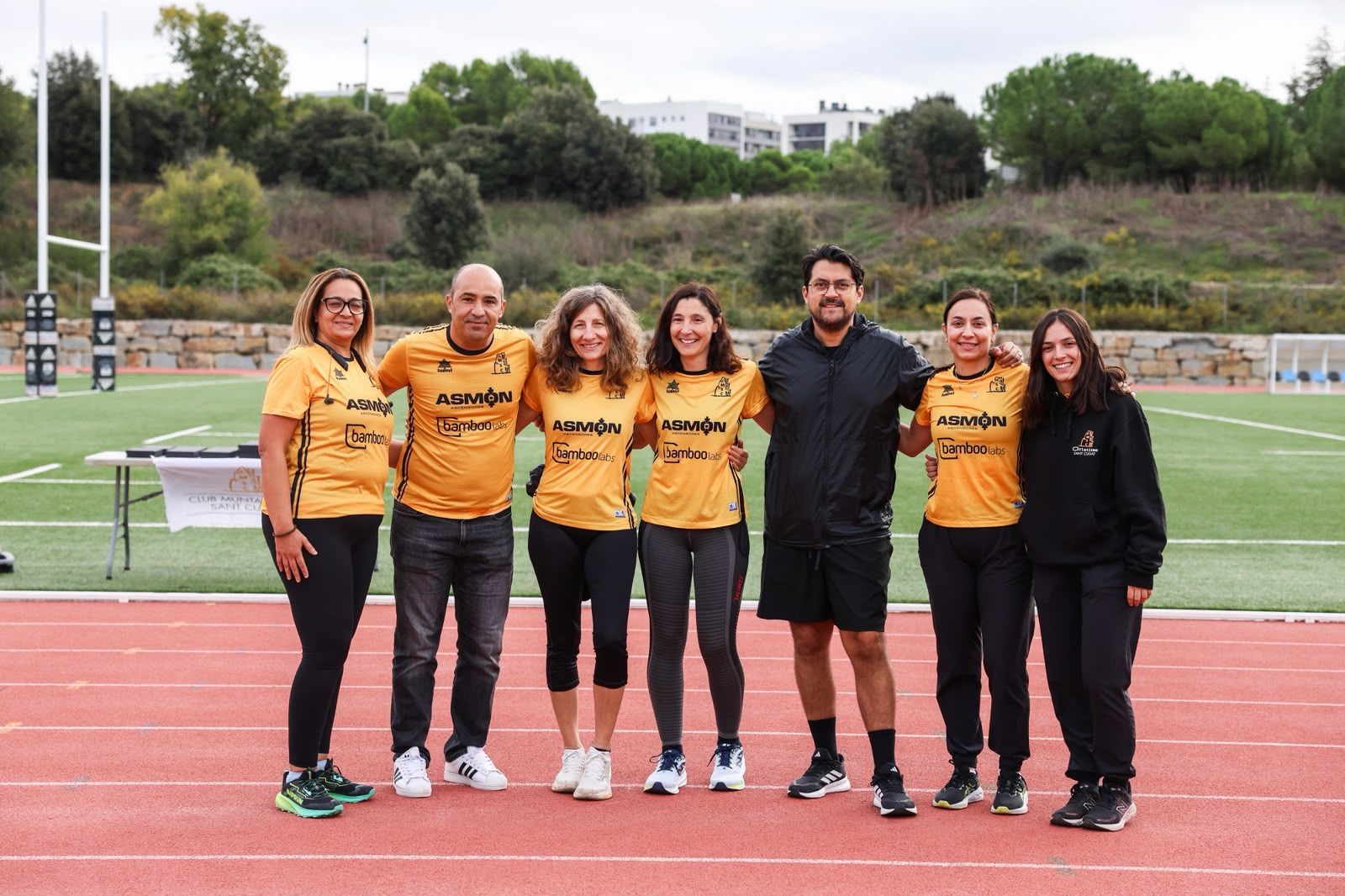 Presentació dels equips de la secció d'atletisme del Club Muntanyenc Sant Cugat 2026/2027. FOTO: Ajuntament