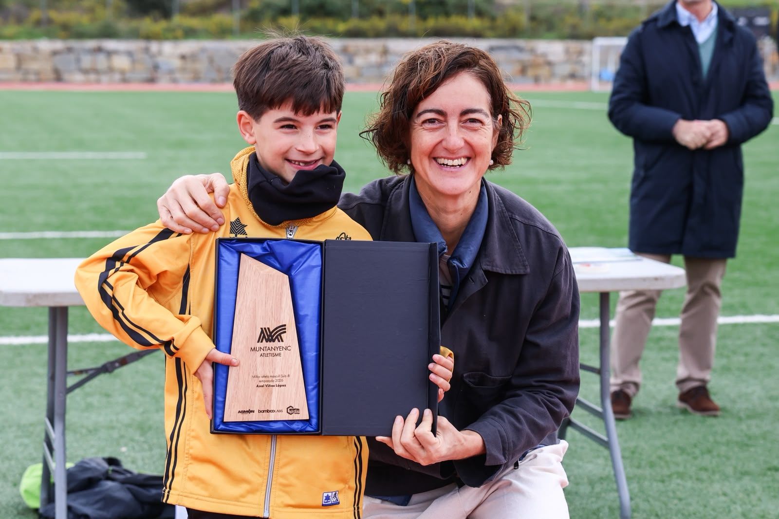 Presentació dels equips de la secció d'atletisme del Club Muntanyenc Sant Cugat 2026/2027. FOTO: Ajuntament