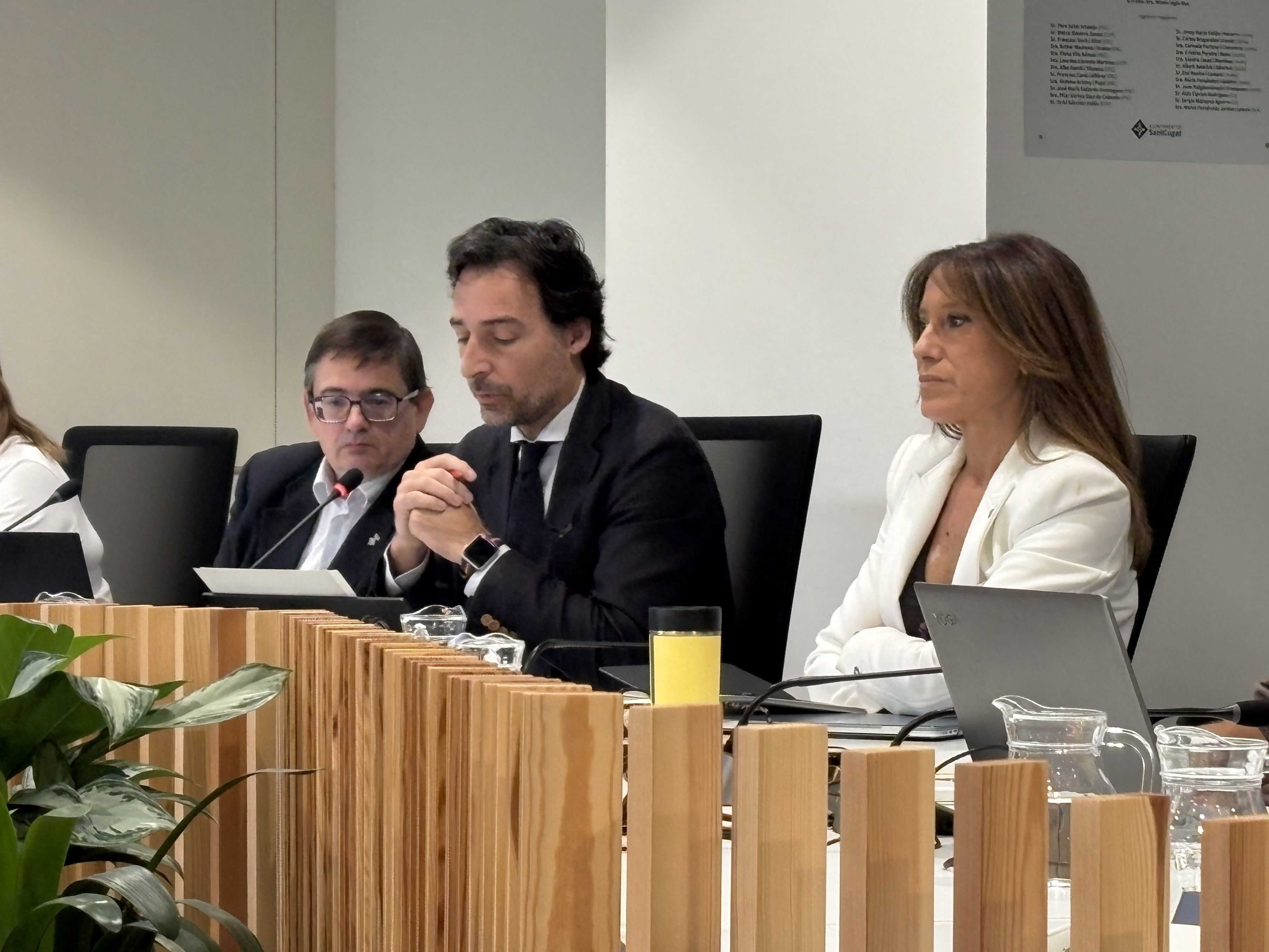 Els tres regidors del PP FOTO: Àgata Guinó (TOT Sant Cugat)